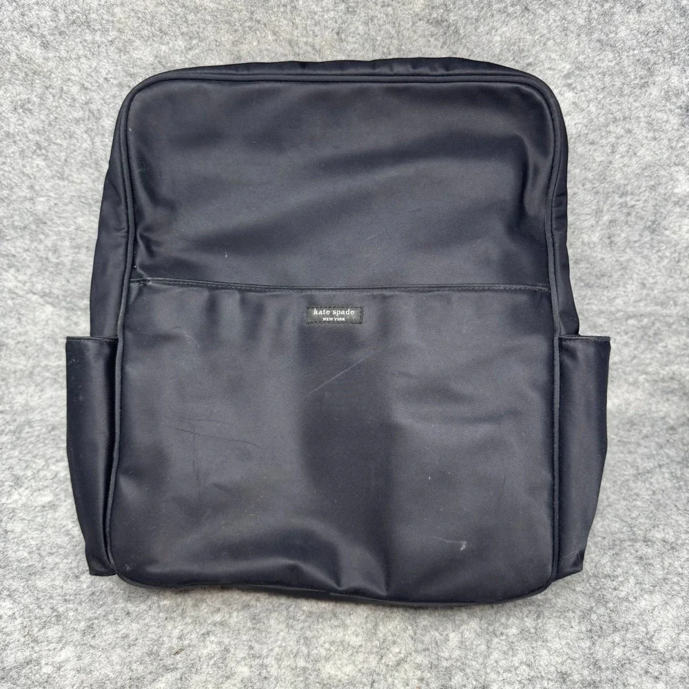 Kate Spade NY Nylon Diaperbag Backpack Large Bag Carryon Changingpad Black